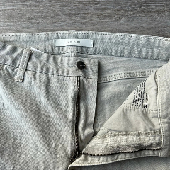 Joe’s High Rise Raw Hem Cropped Jeans  in Grey - Picture 5 of 12